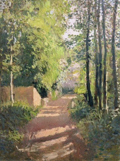Path in a Wood in Normandy by Gustave Caillebotte